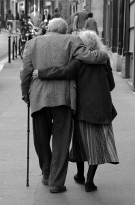 elderly couple