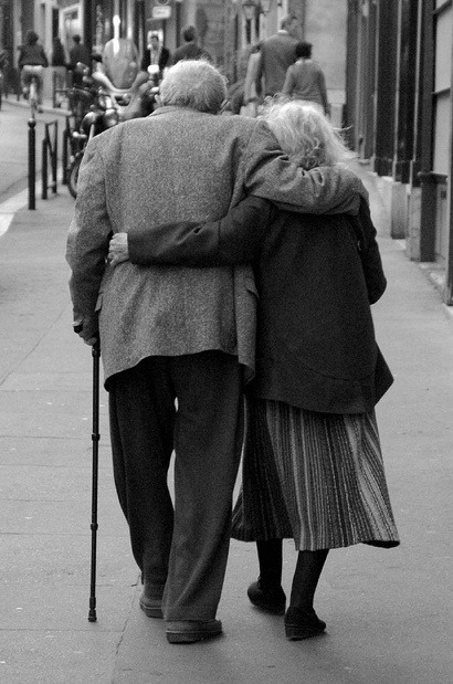 elderly couple