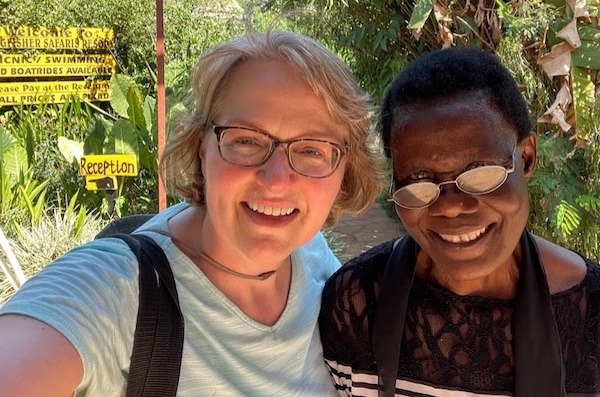 Lois Tverberg and Milly Erema in Uganda